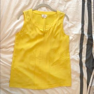 Lemon yellow Kate Spade silk top